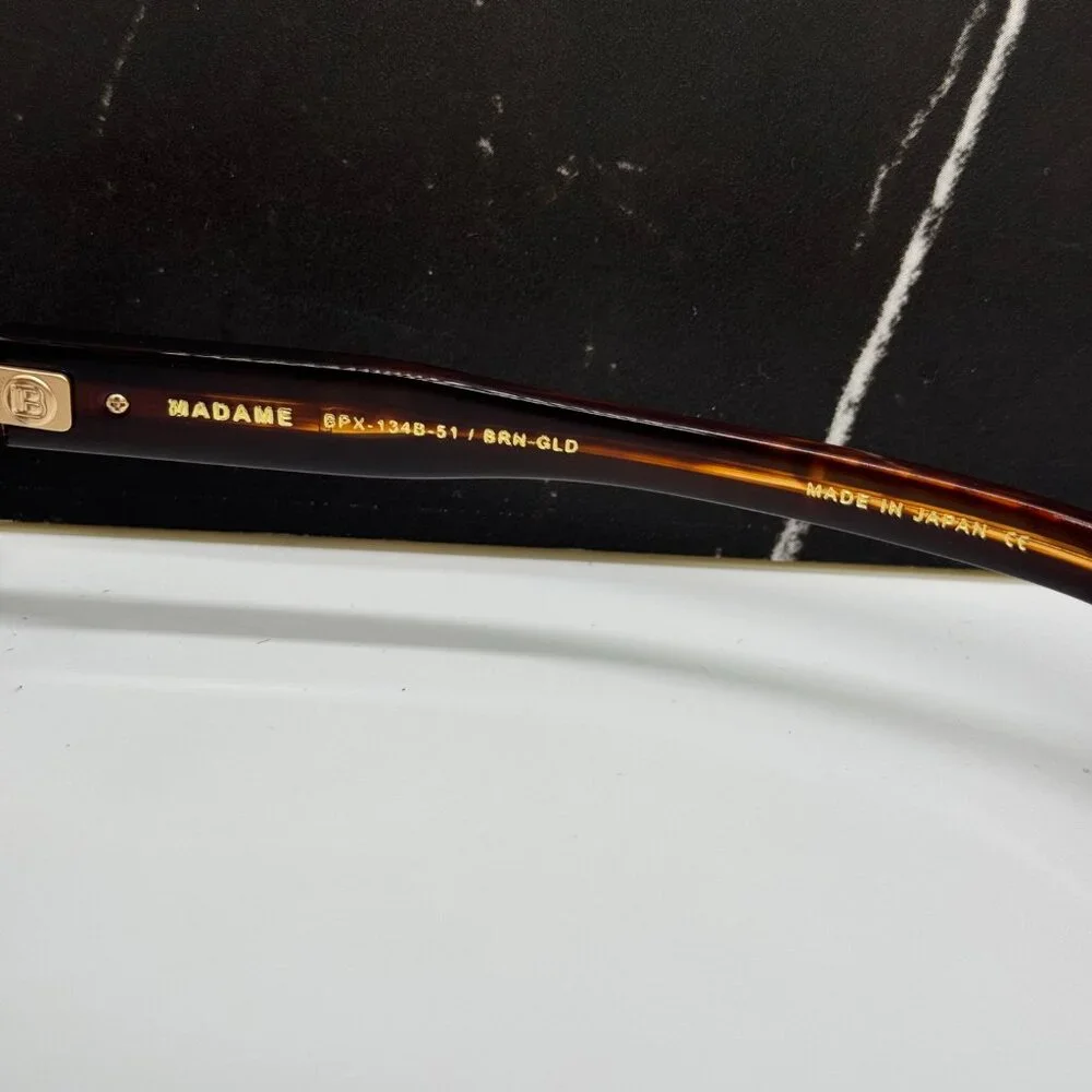 NEW BALMAIN MADAME BPX-134B WOMEN HAVANA BALMAIN EYEGLASSES